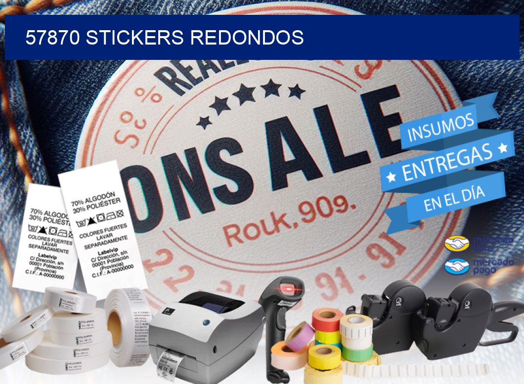 57870 STICKERS REDONDOS