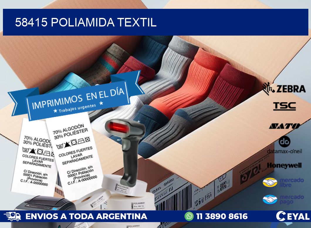 58415 POLIAMIDA TEXTIL