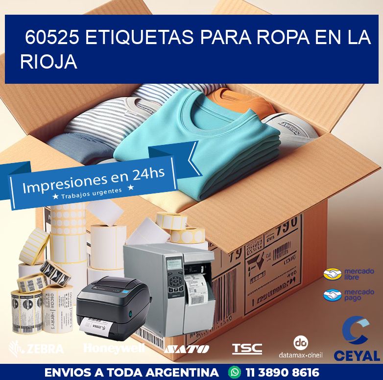 60525 ETIQUETAS PARA ROPA EN LA RIOJA