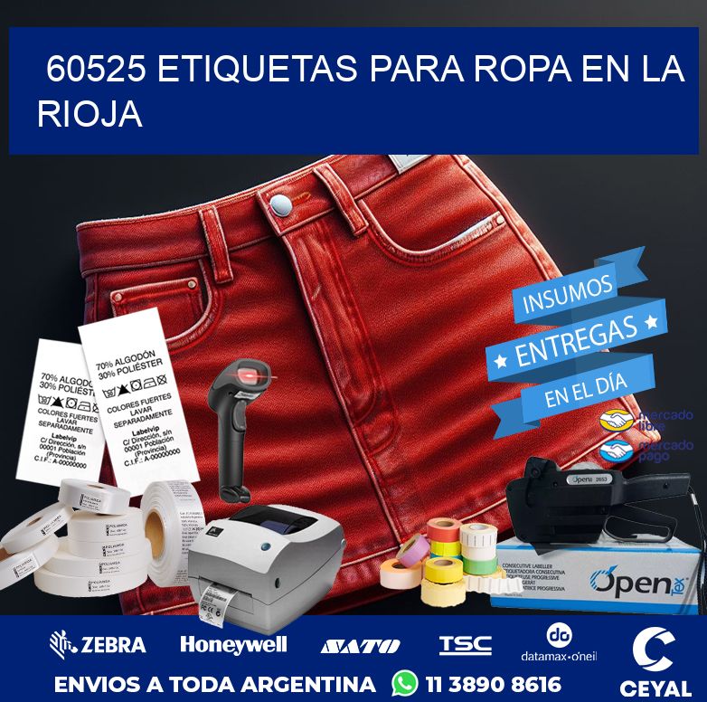 60525 ETIQUETAS PARA ROPA EN LA RIOJA