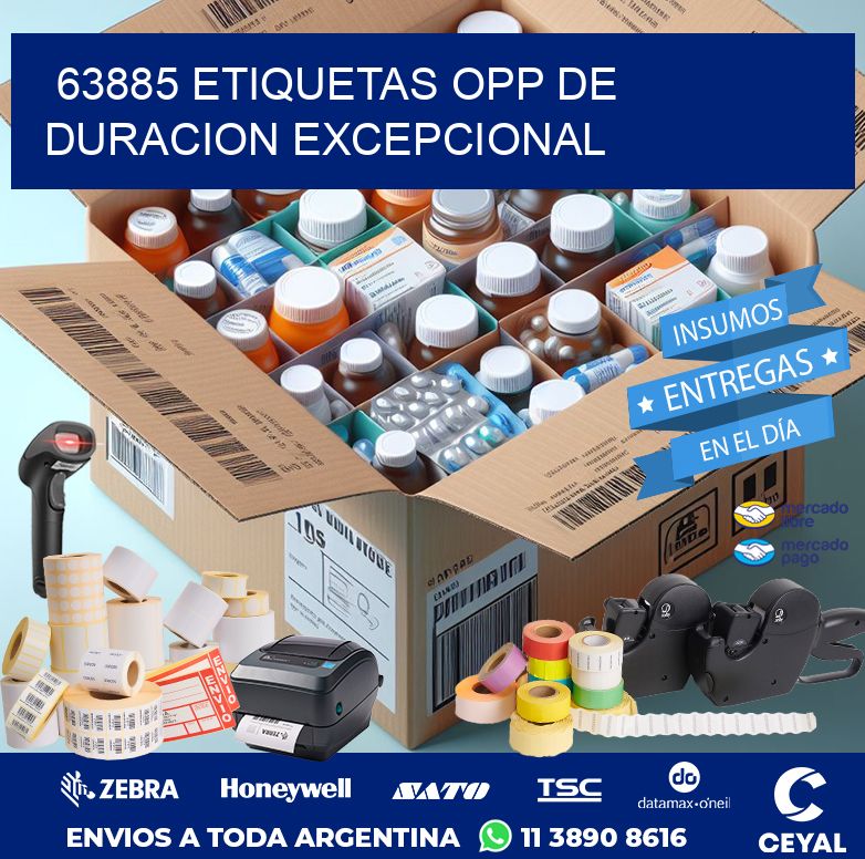 63885 ETIQUETAS OPP DE DURACION EXCEPCIONAL