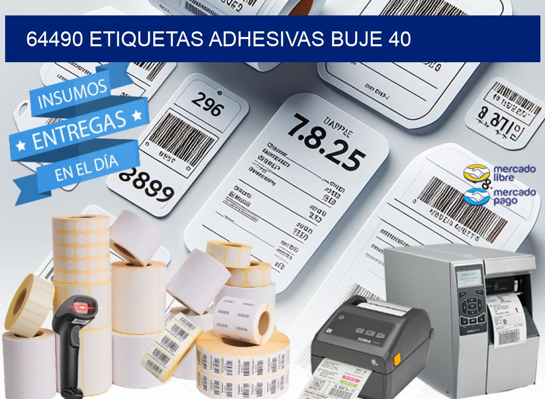 64490 ETIQUETAS ADHESIVAS BUJE 40