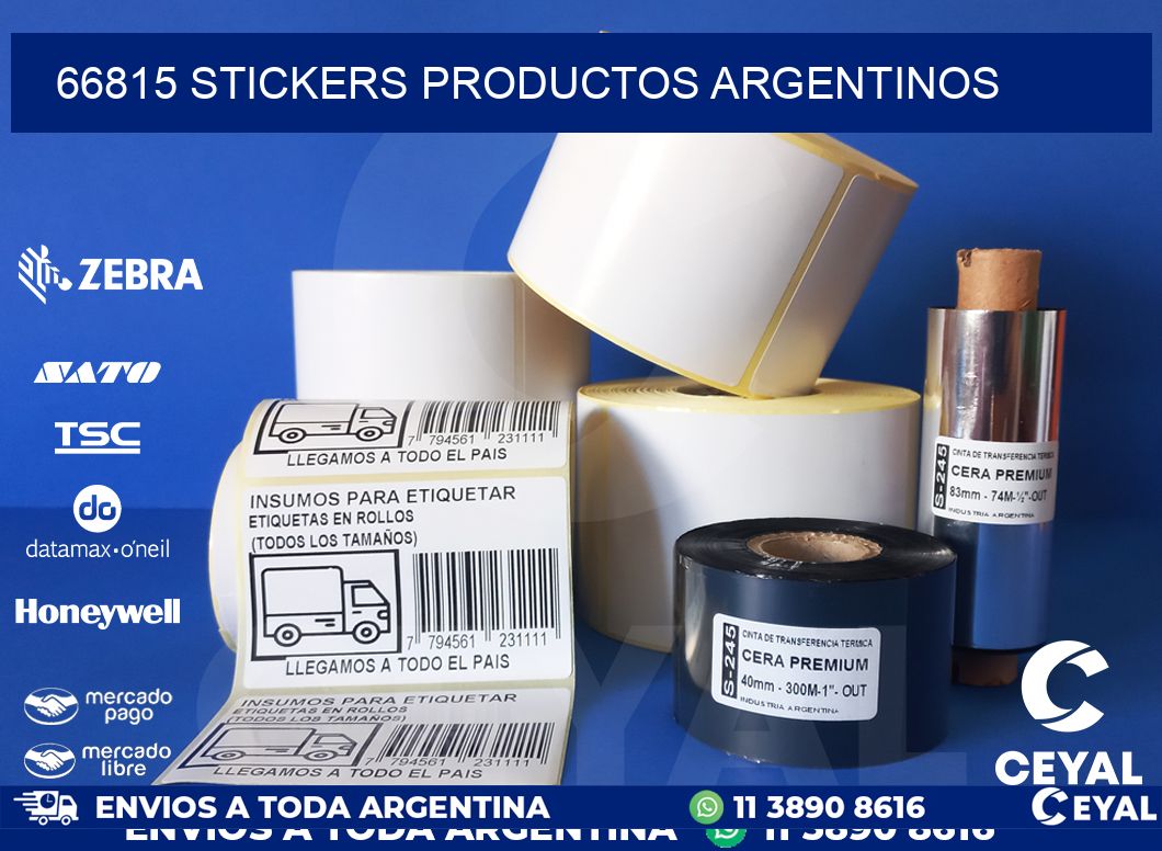 66815 stickers productos argentinos