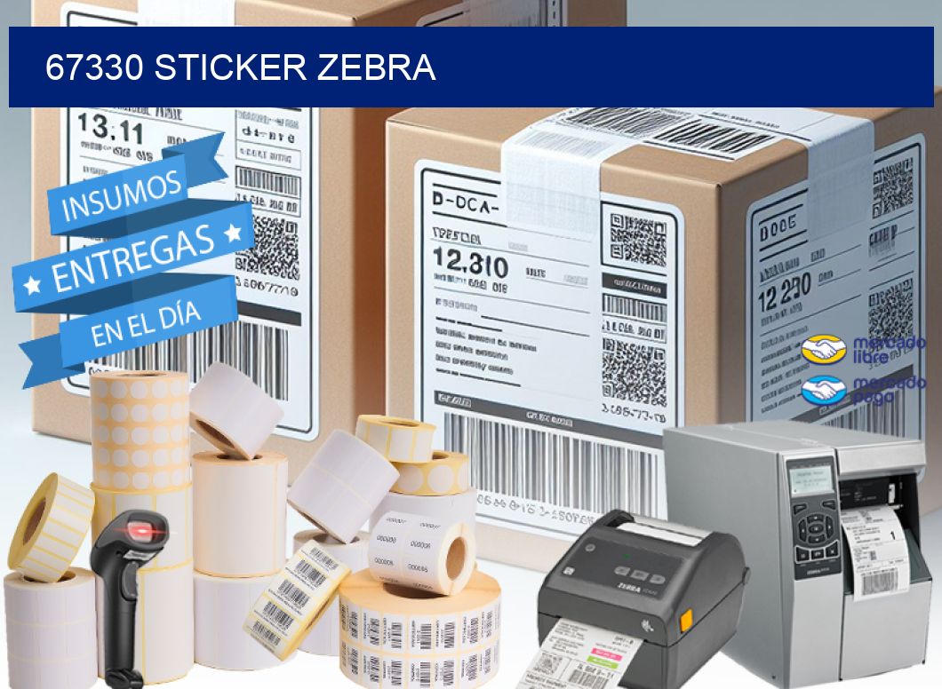 67330 sticker zebra