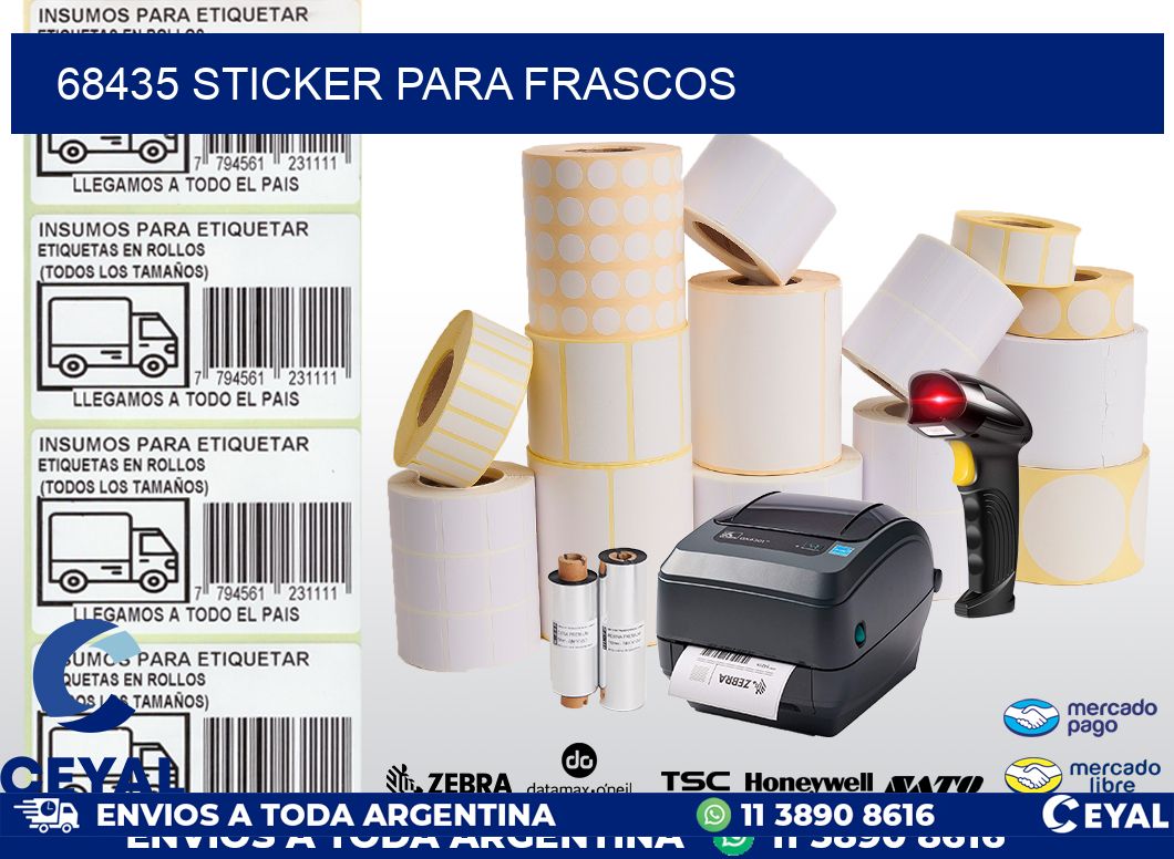 68435 STICKER PARA FRASCOS