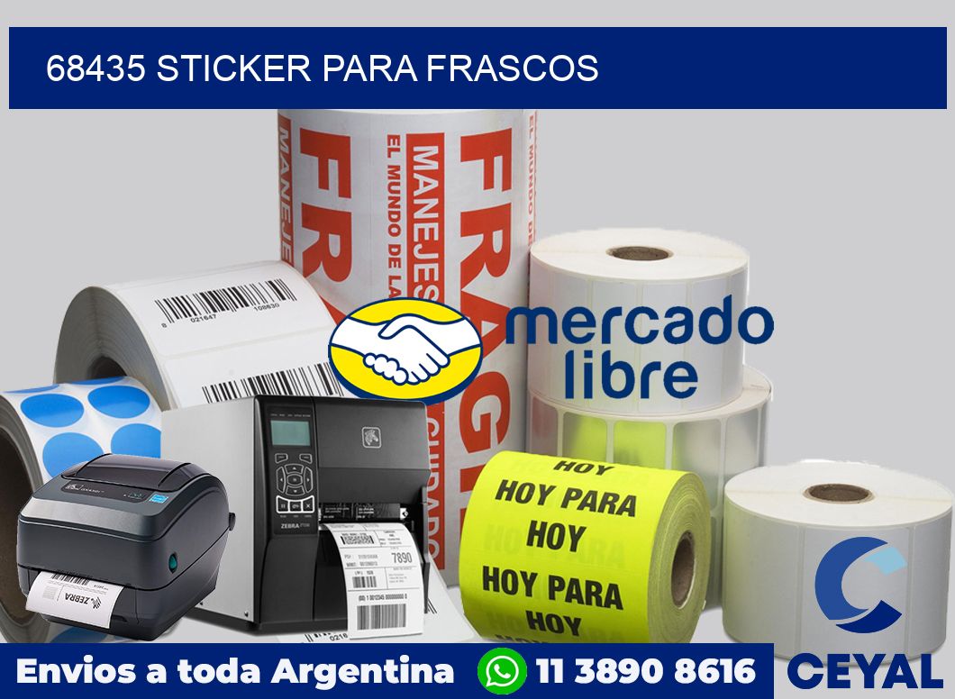 68435 STICKER PARA FRASCOS