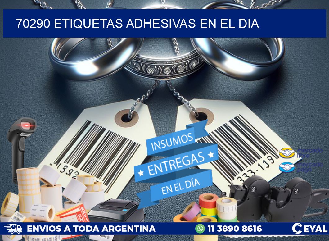 70290 Etiquetas adhesivas en el dia