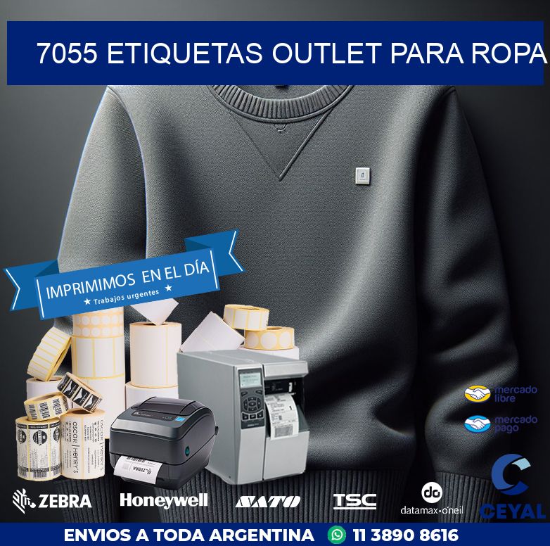 7055 ETIQUETAS OUTLET PARA ROPA