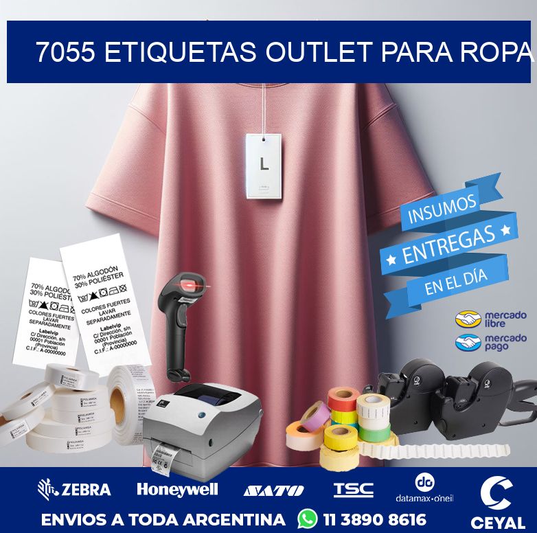 7055 ETIQUETAS OUTLET PARA ROPA