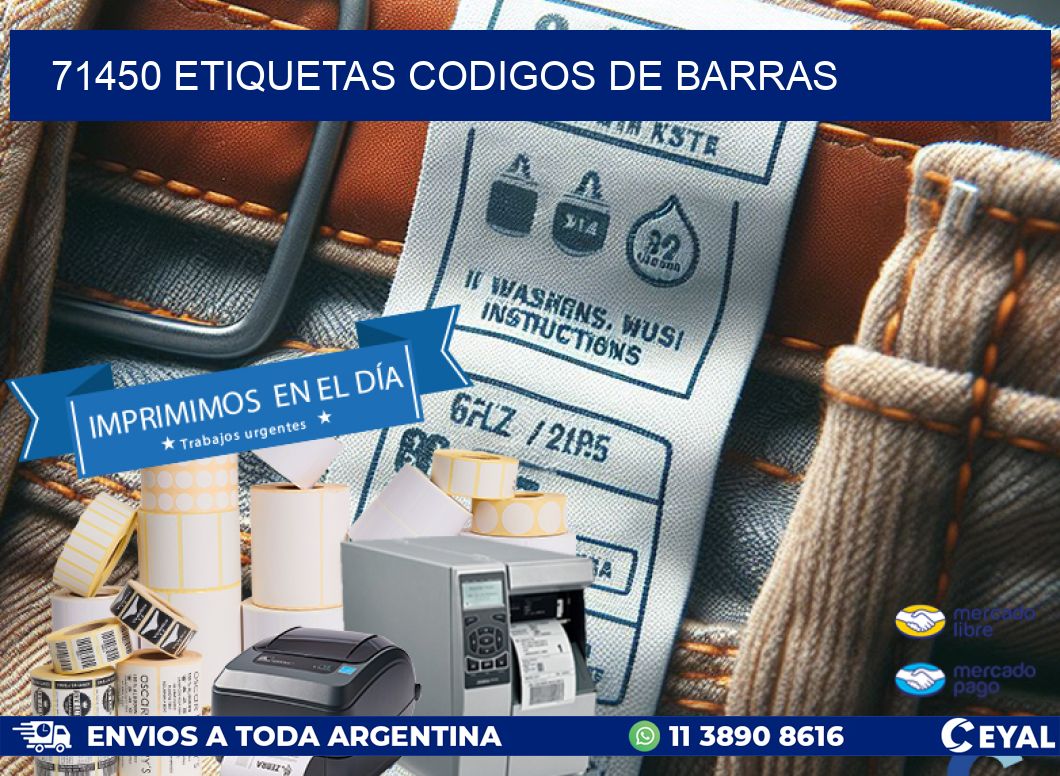 71450 etiquetas codigos de barras