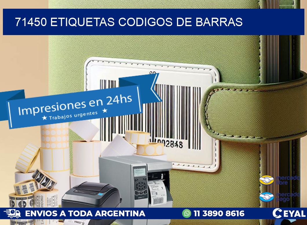 71450 etiquetas codigos de barras