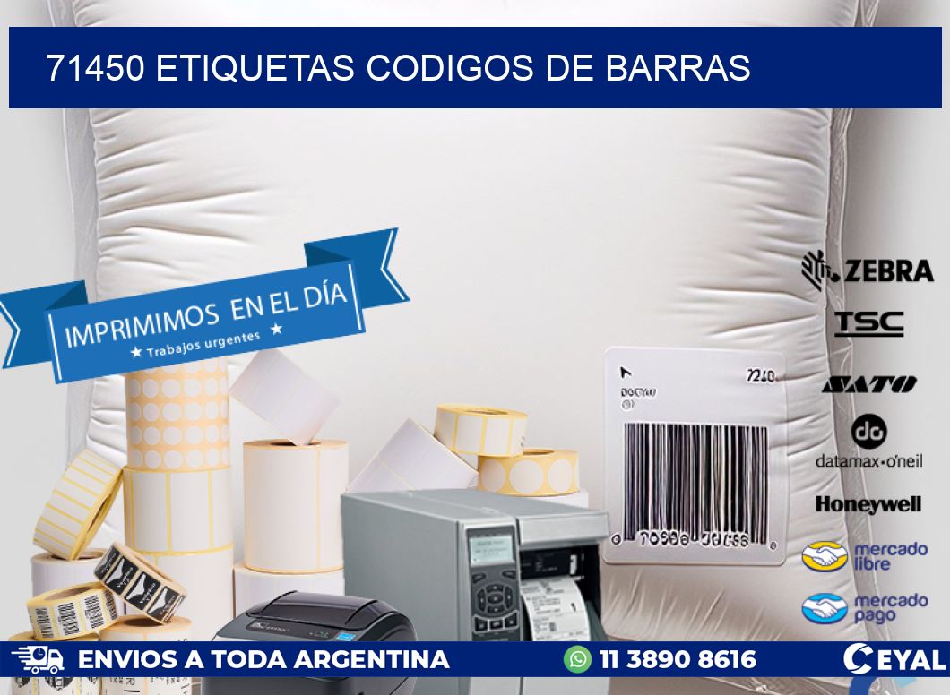 71450 etiquetas codigos de barras
