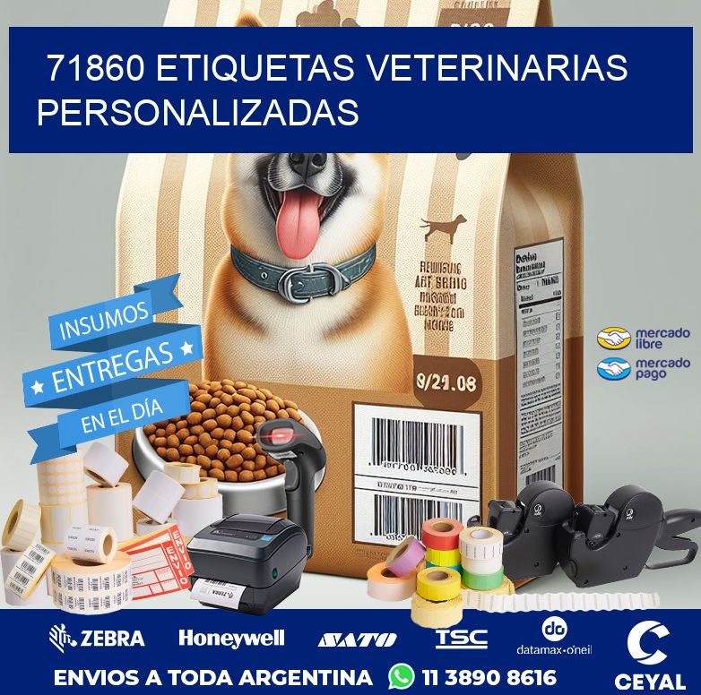 71860 ETIQUETAS VETERINARIAS PERSONALIZADAS