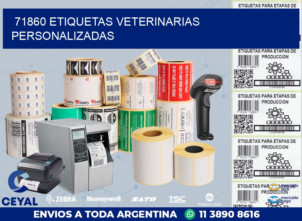 71860 ETIQUETAS VETERINARIAS PERSONALIZADAS