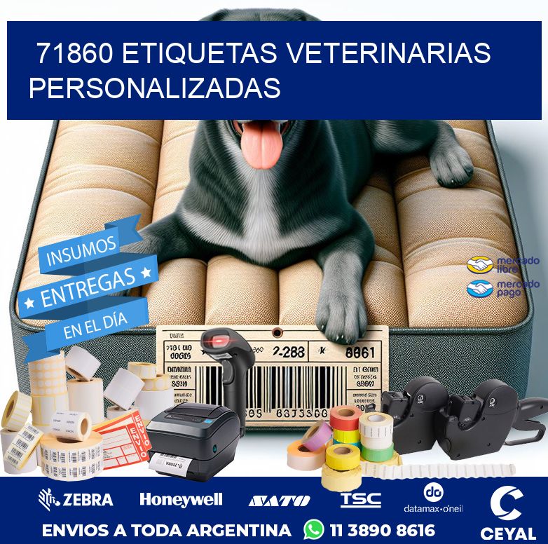 71860 ETIQUETAS VETERINARIAS PERSONALIZADAS