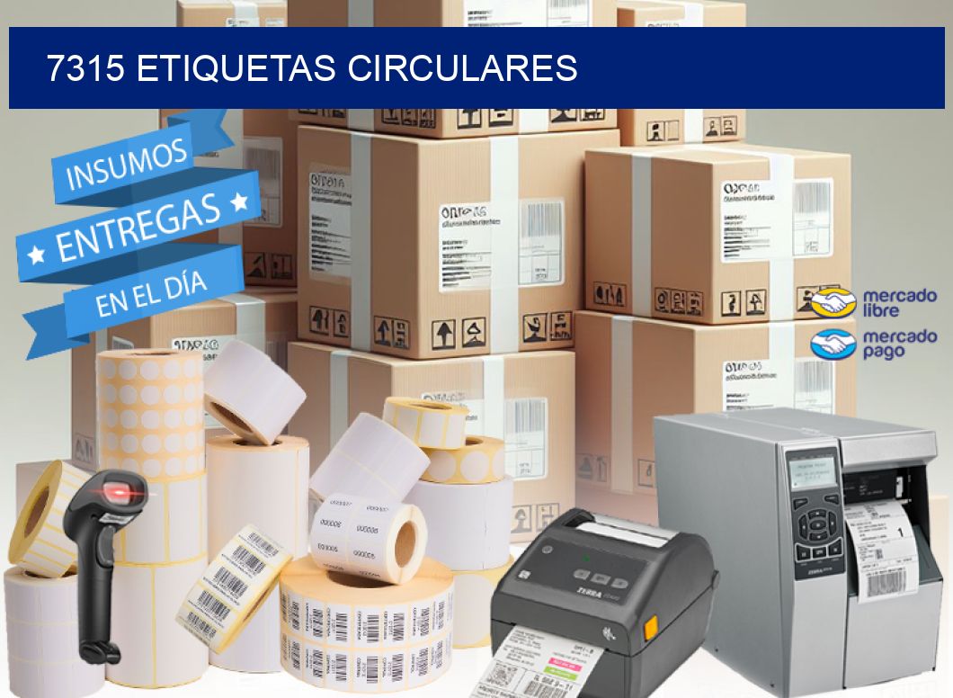 7315 ETIQUETAS CIRCULARES