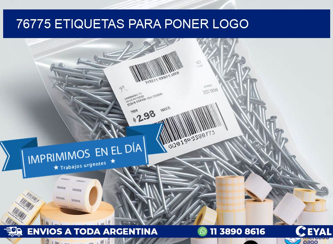 76775 etiquetas para poner logo