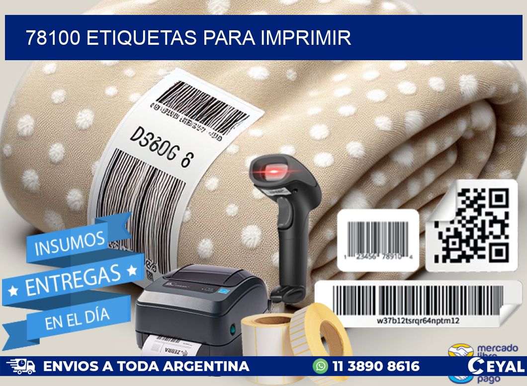 78100 etiquetas para imprimir