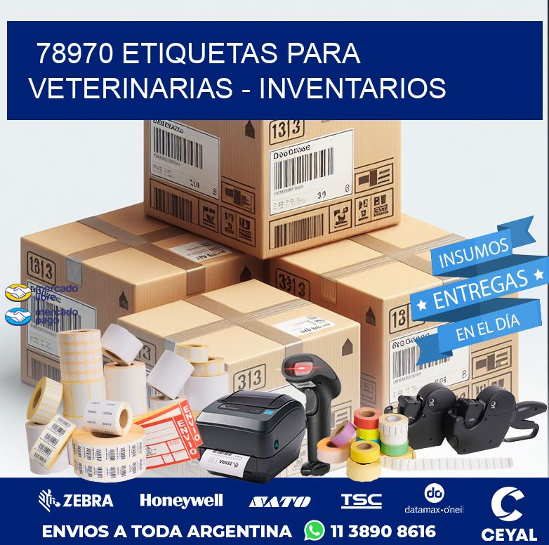 78970 ETIQUETAS PARA VETERINARIAS - INVENTARIOS