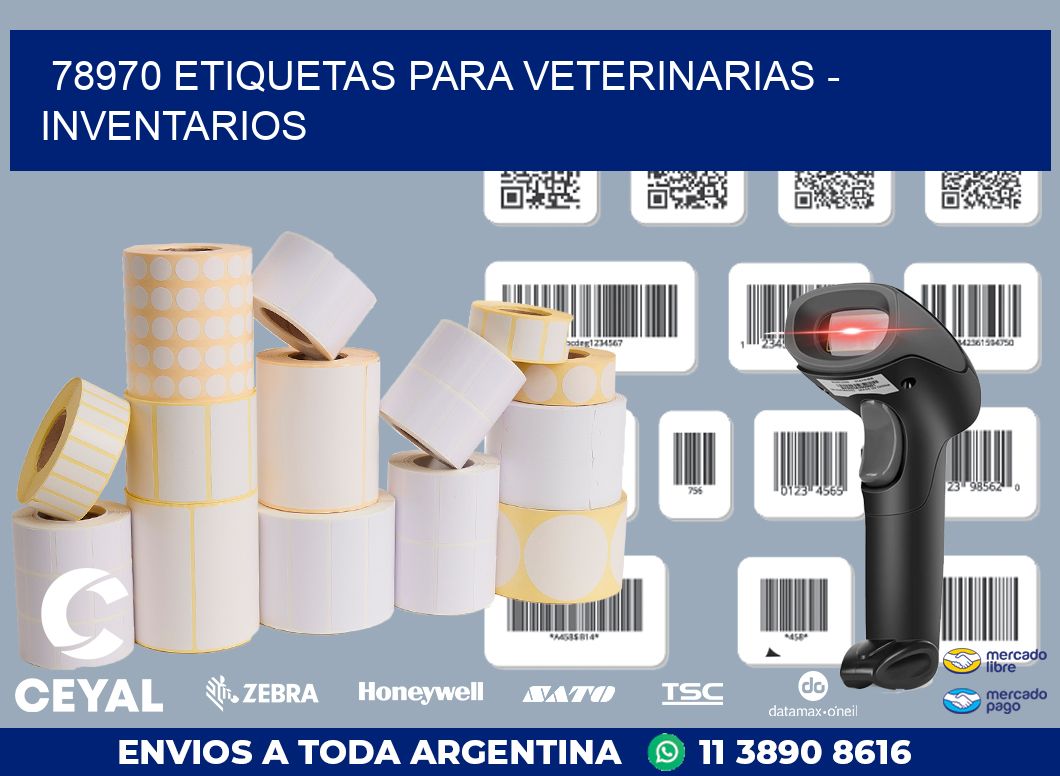 78970 ETIQUETAS PARA VETERINARIAS - INVENTARIOS