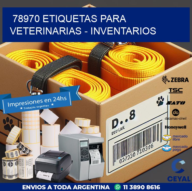 78970 ETIQUETAS PARA VETERINARIAS – INVENTARIOS
