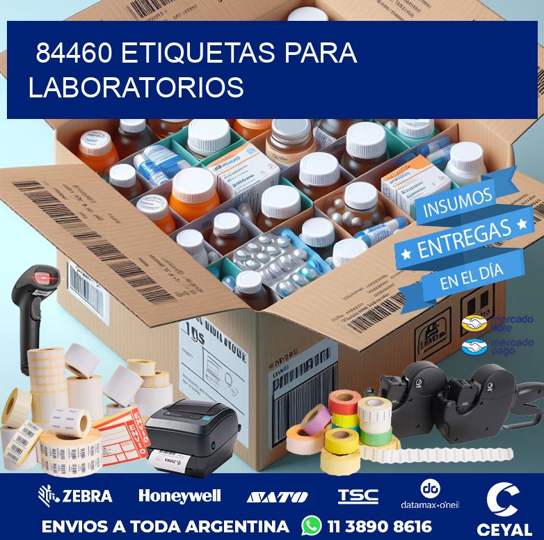 84460 ETIQUETAS PARA LABORATORIOS