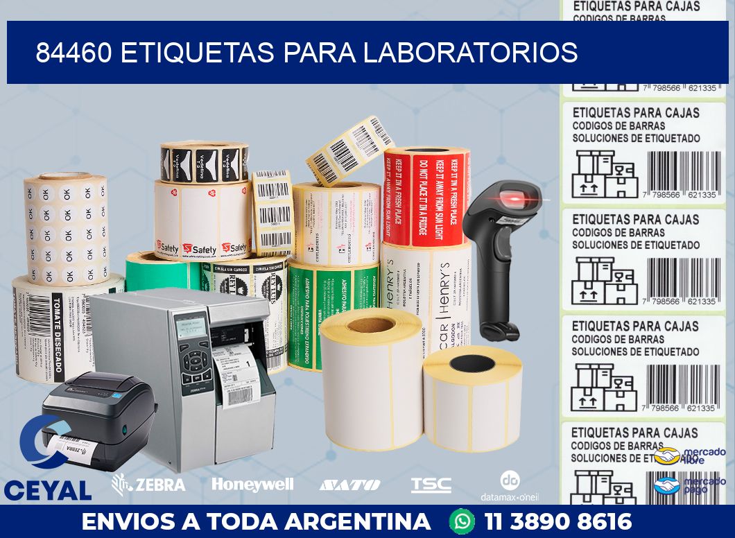 84460 ETIQUETAS PARA LABORATORIOS
