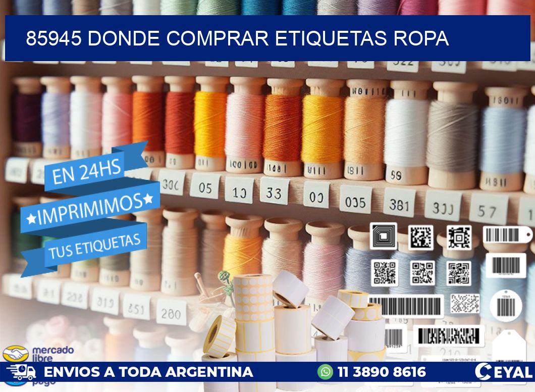 85945 DONDE COMPRAR ETIQUETAS ROPA