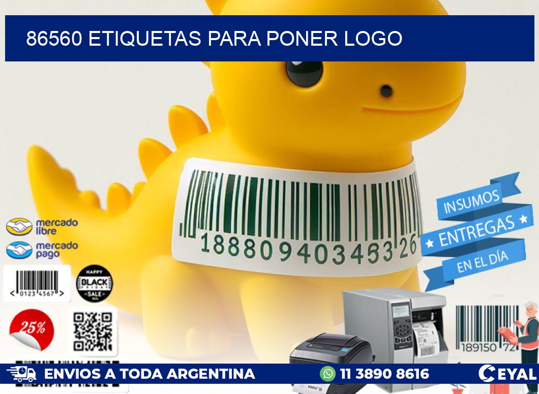 86560 ETIQUETAS PARA PONER LOGO