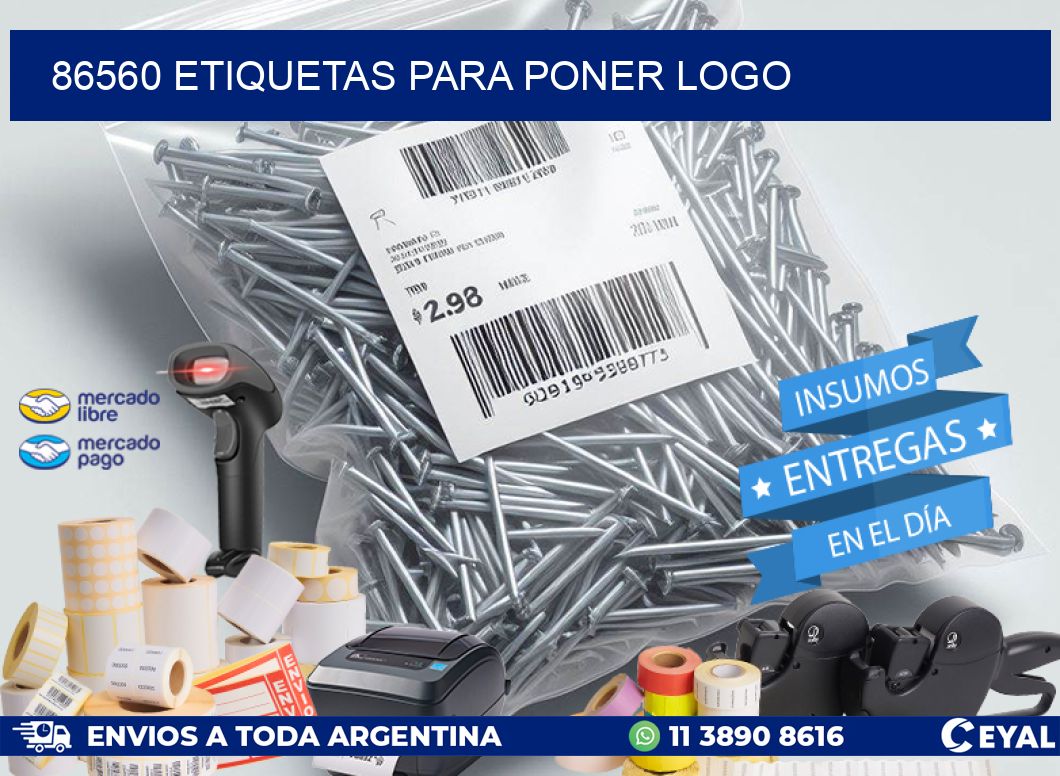 86560 ETIQUETAS PARA PONER LOGO