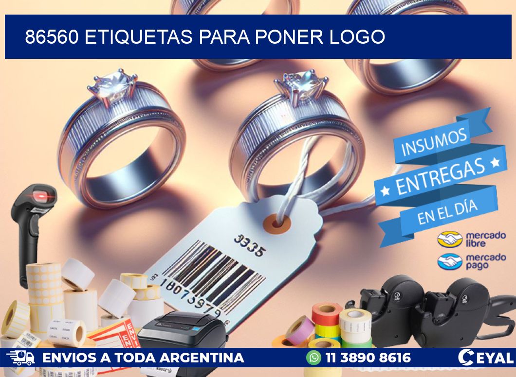 86560 ETIQUETAS PARA PONER LOGO