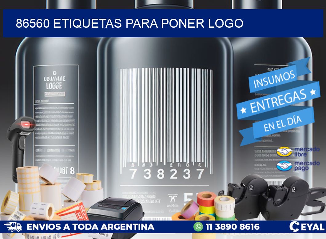 86560 ETIQUETAS PARA PONER LOGO