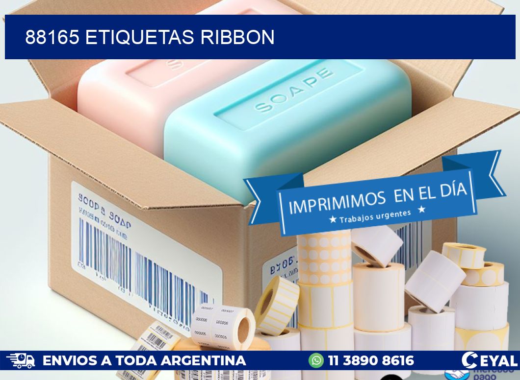 88165 ETIQUETAS RIBBON