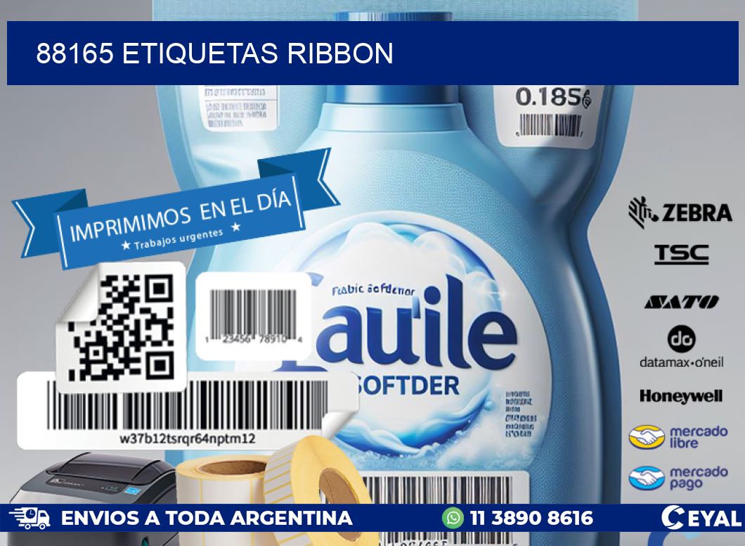 88165 ETIQUETAS RIBBON