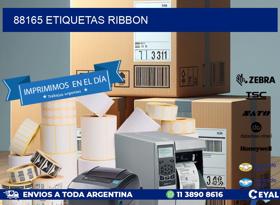 88165 ETIQUETAS RIBBON