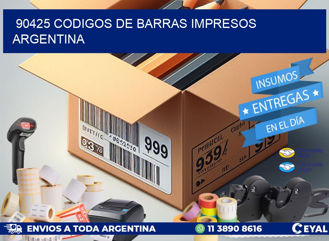 90425 Codigos de barras impresos Argentina
