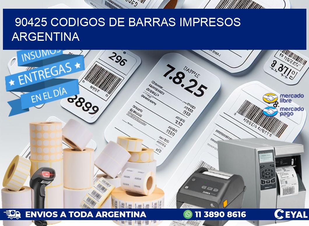90425 Codigos de barras impresos Argentina