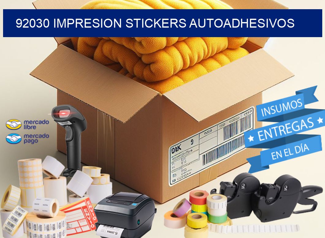 92030 Impresion stickers autoadhesivos
