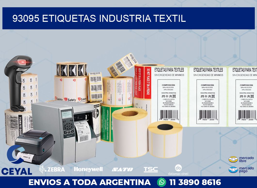 93095 ETIQUETAS INDUSTRIA TEXTIL