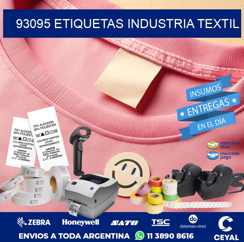 93095 ETIQUETAS INDUSTRIA TEXTIL