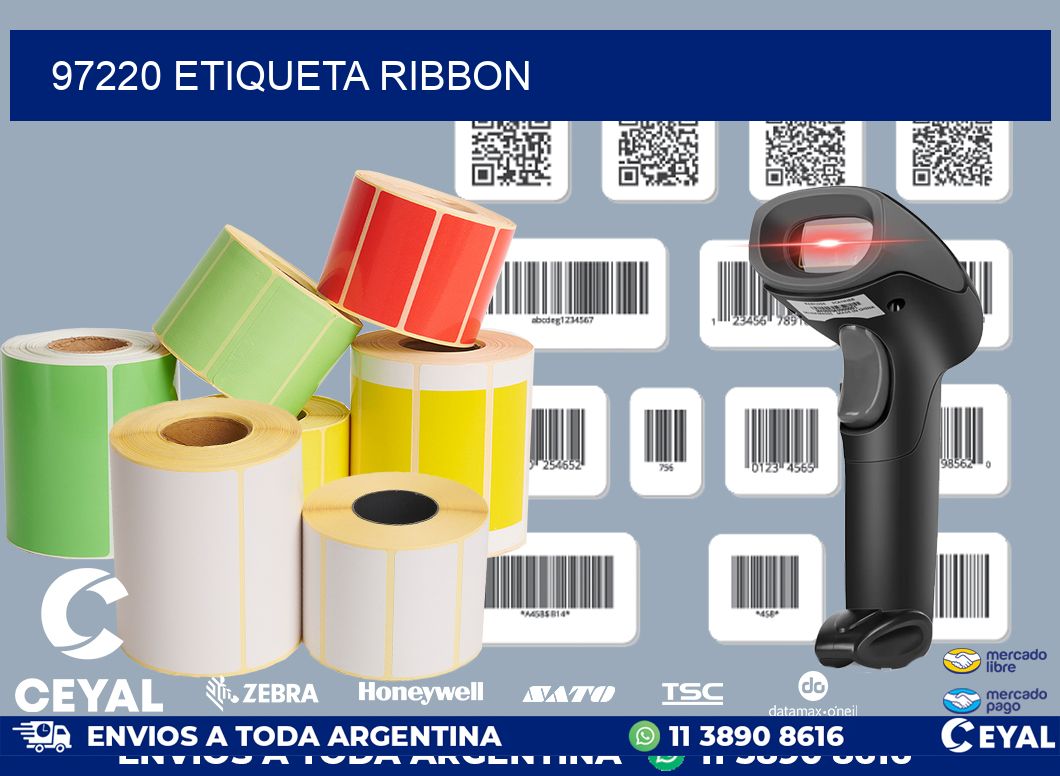 97220 etiqueta ribbon