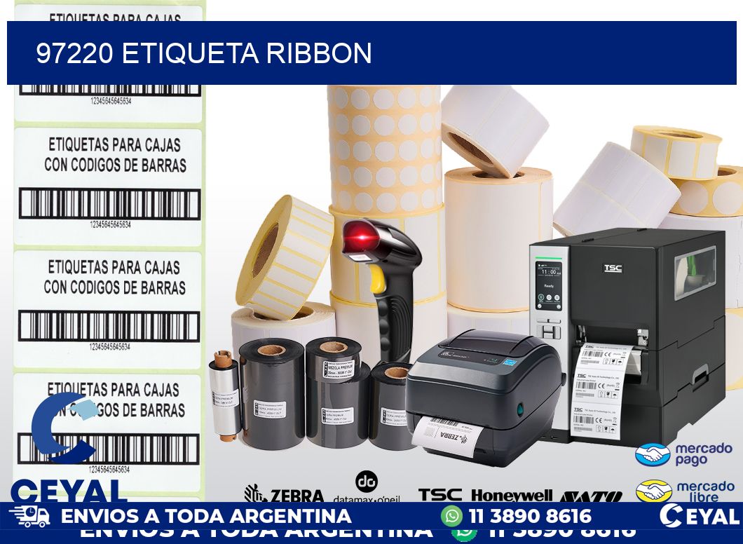 97220 etiqueta ribbon