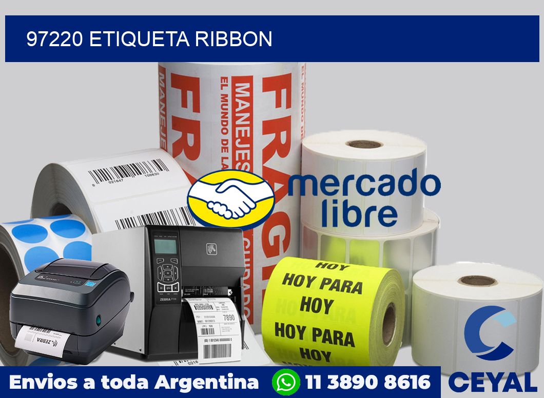 97220 etiqueta ribbon