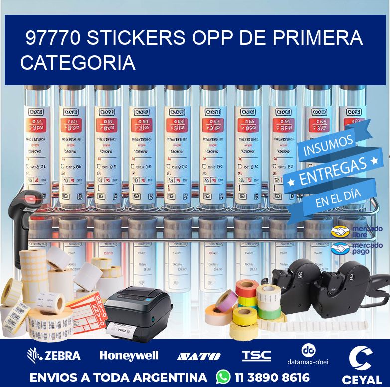 97770 STICKERS OPP DE PRIMERA CATEGORIA