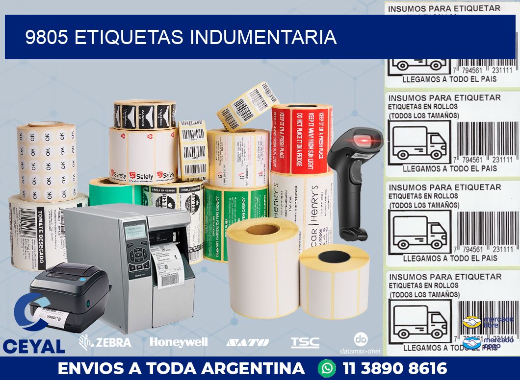 9805 ETIQUETAS INDUMENTARIA
