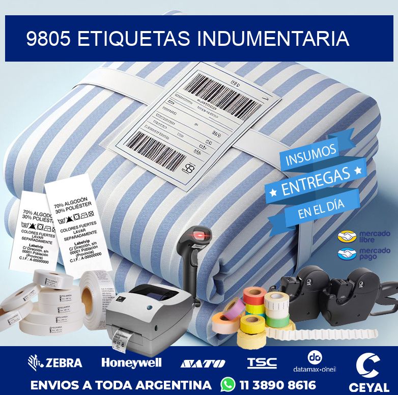 9805 ETIQUETAS INDUMENTARIA