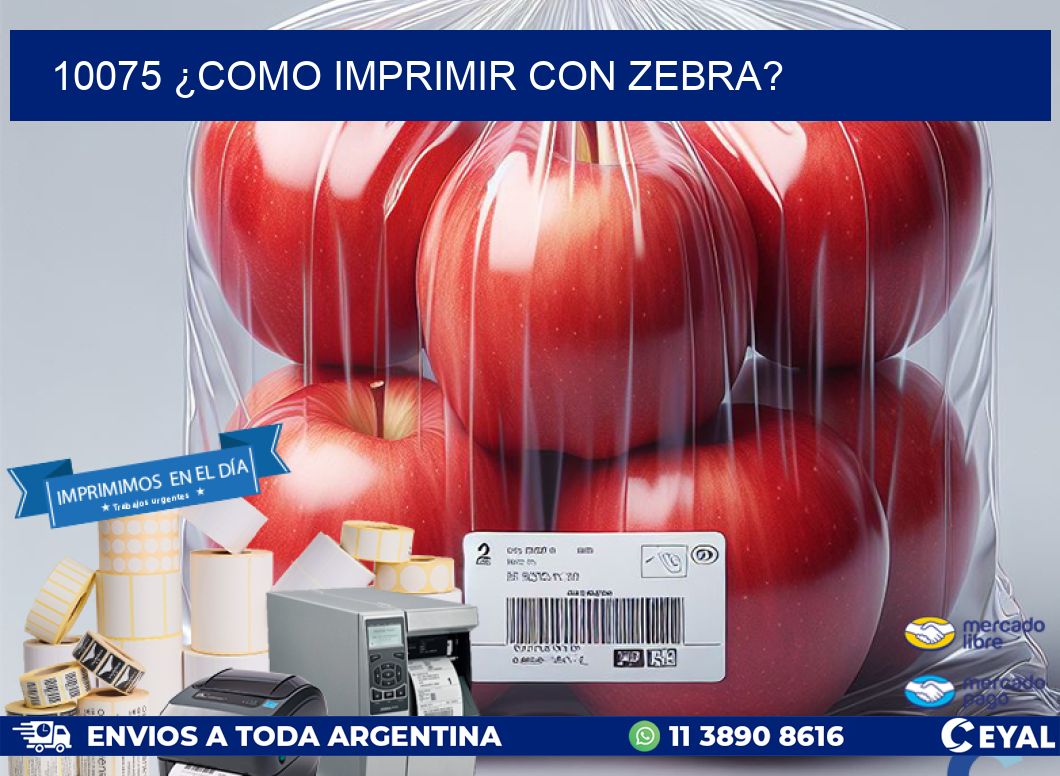 10075 ¿COMO IMPRIMIR CON ZEBRA?