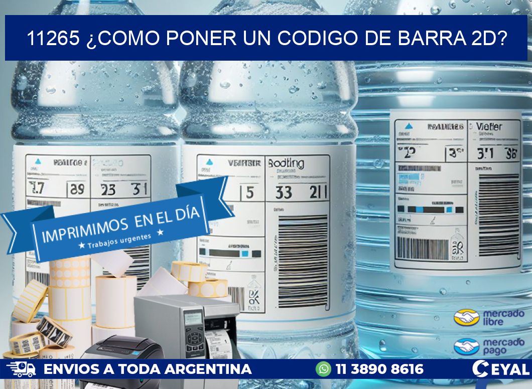 11265 ¿COMO PONER UN CODIGO DE BARRA 2D?