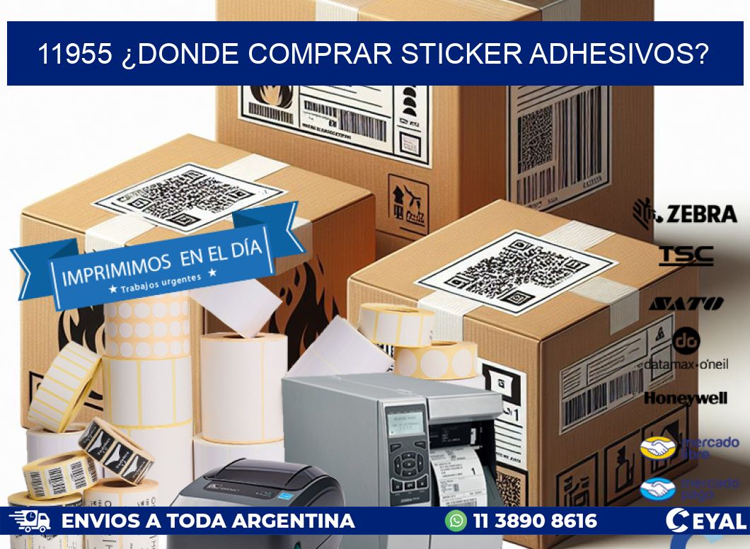 11955 ¿DONDE COMPRAR STICKER ADHESIVOS?