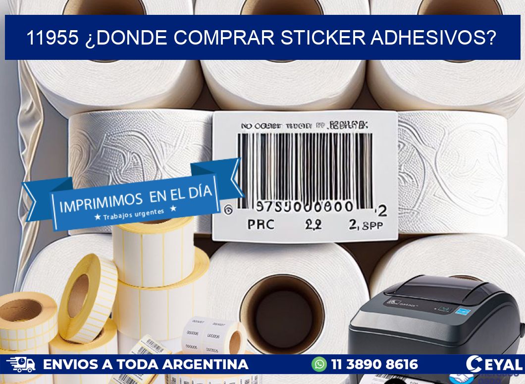 11955 ¿DONDE COMPRAR STICKER ADHESIVOS?